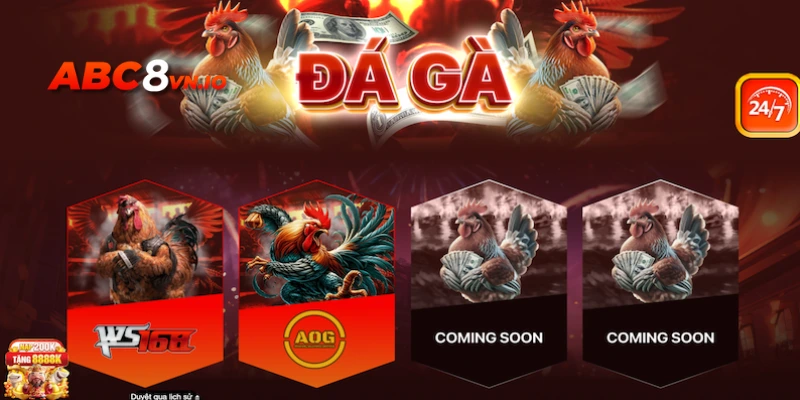 Sự hấp dẫn của hạng mục đá gà ABC8